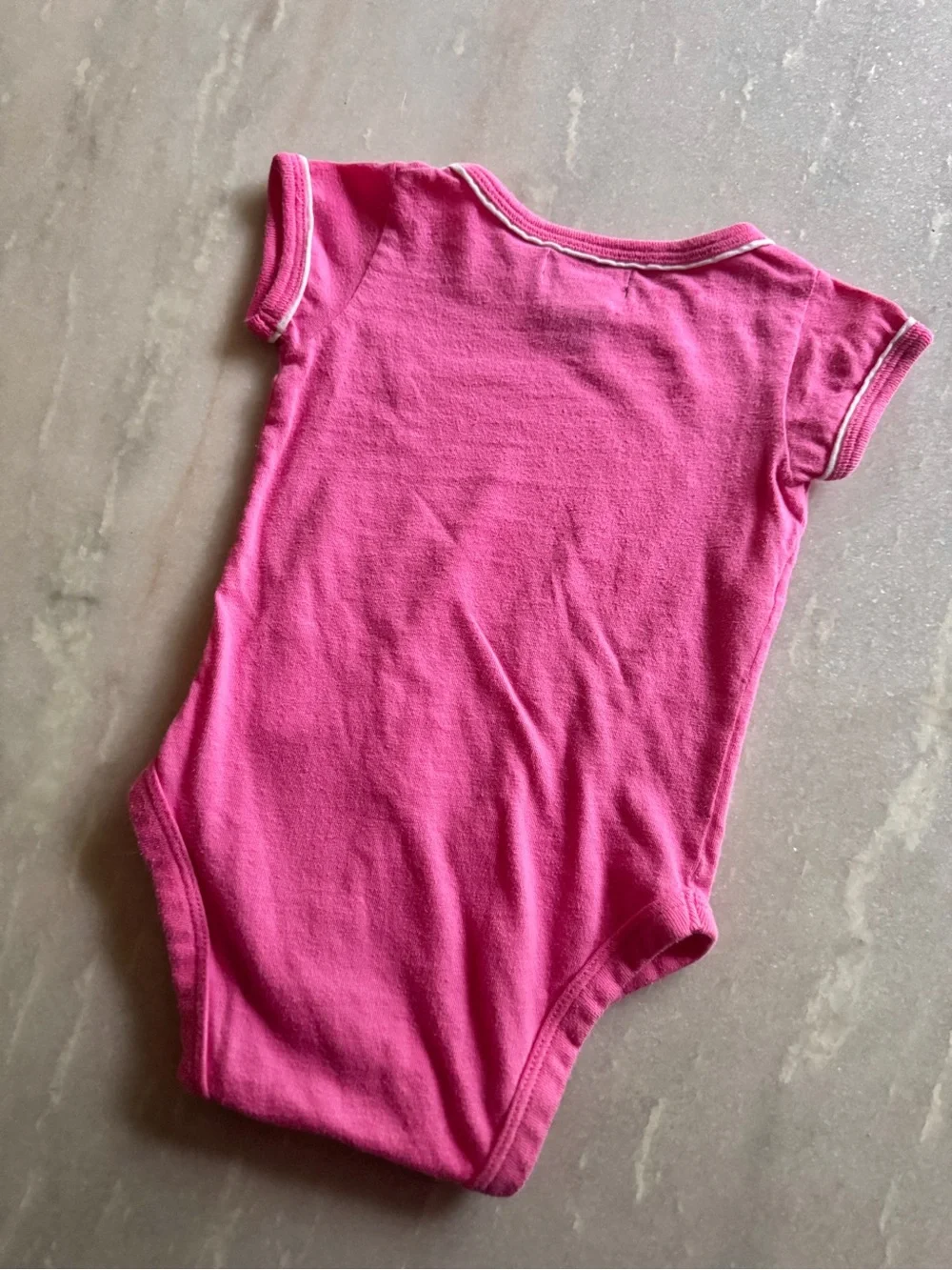 Vintage Ralph Lauren Pink Baby Onesie - Polo Logo